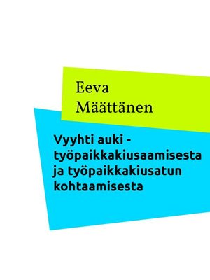 cover image of Vyyhti auki